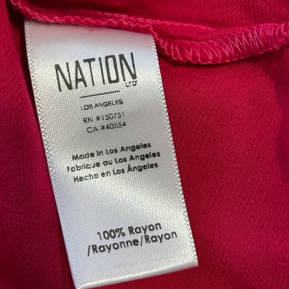 Nation LTD Veronica Party Red Mini NYE New‎ Years Eve Dress - Picture 10 of 11